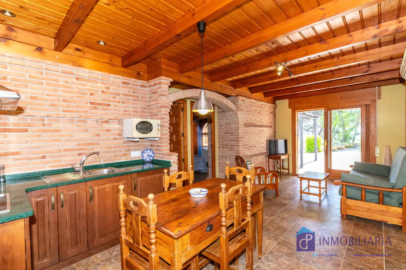 Cocina de Casa o chalet en venta en Quinto con Aire acondicionado, Calefacción y Jardín privado