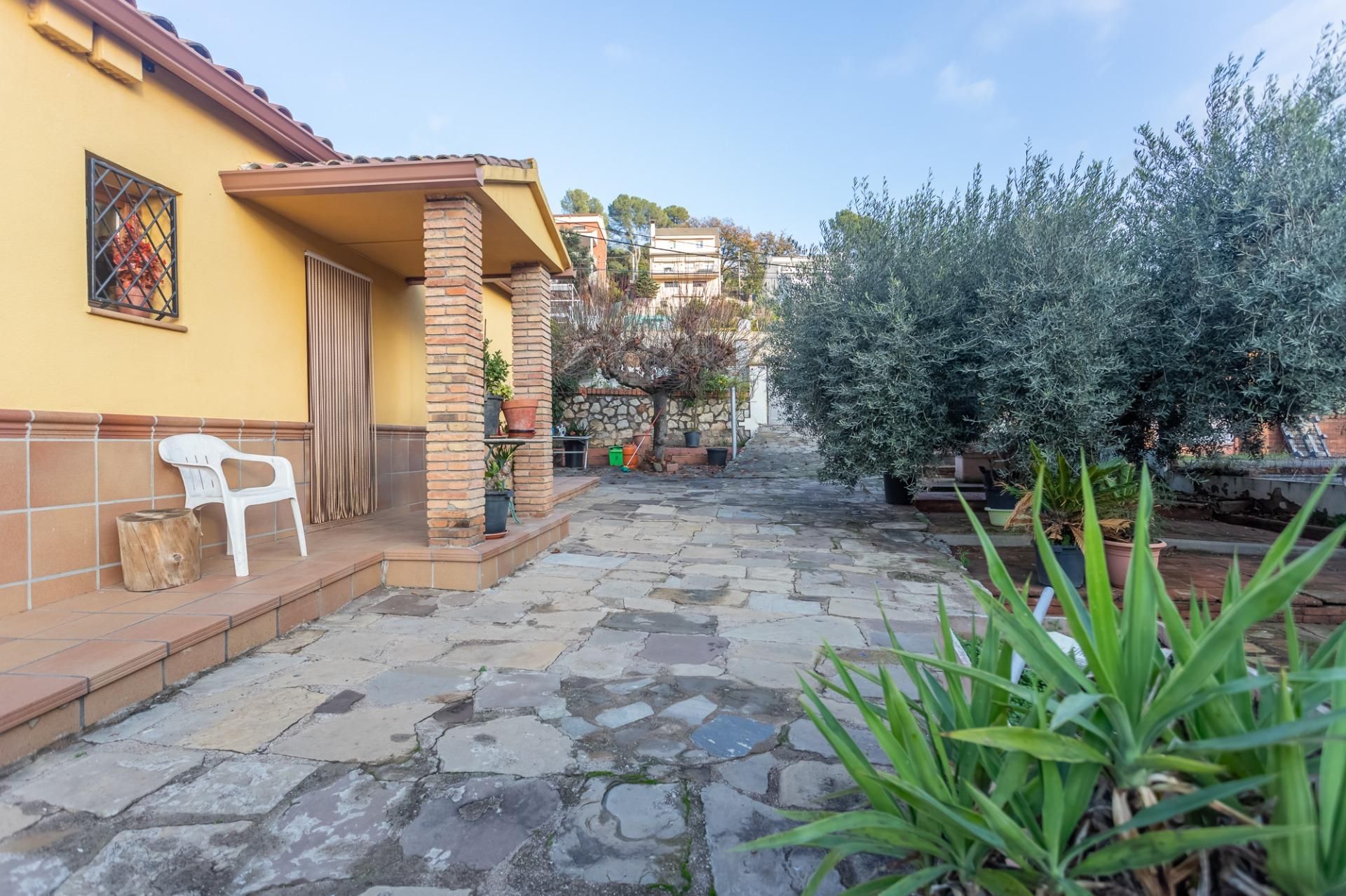 Exterior view of Country house for sale in Sentmenat  with Heating, Private garden and Terrace