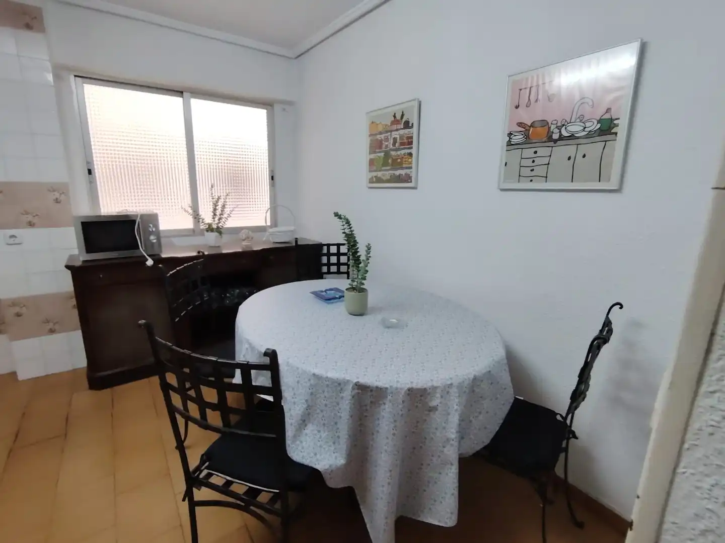 Dining room of Flat for rent in Valencia  with Furnished, Washing machine and Balcony