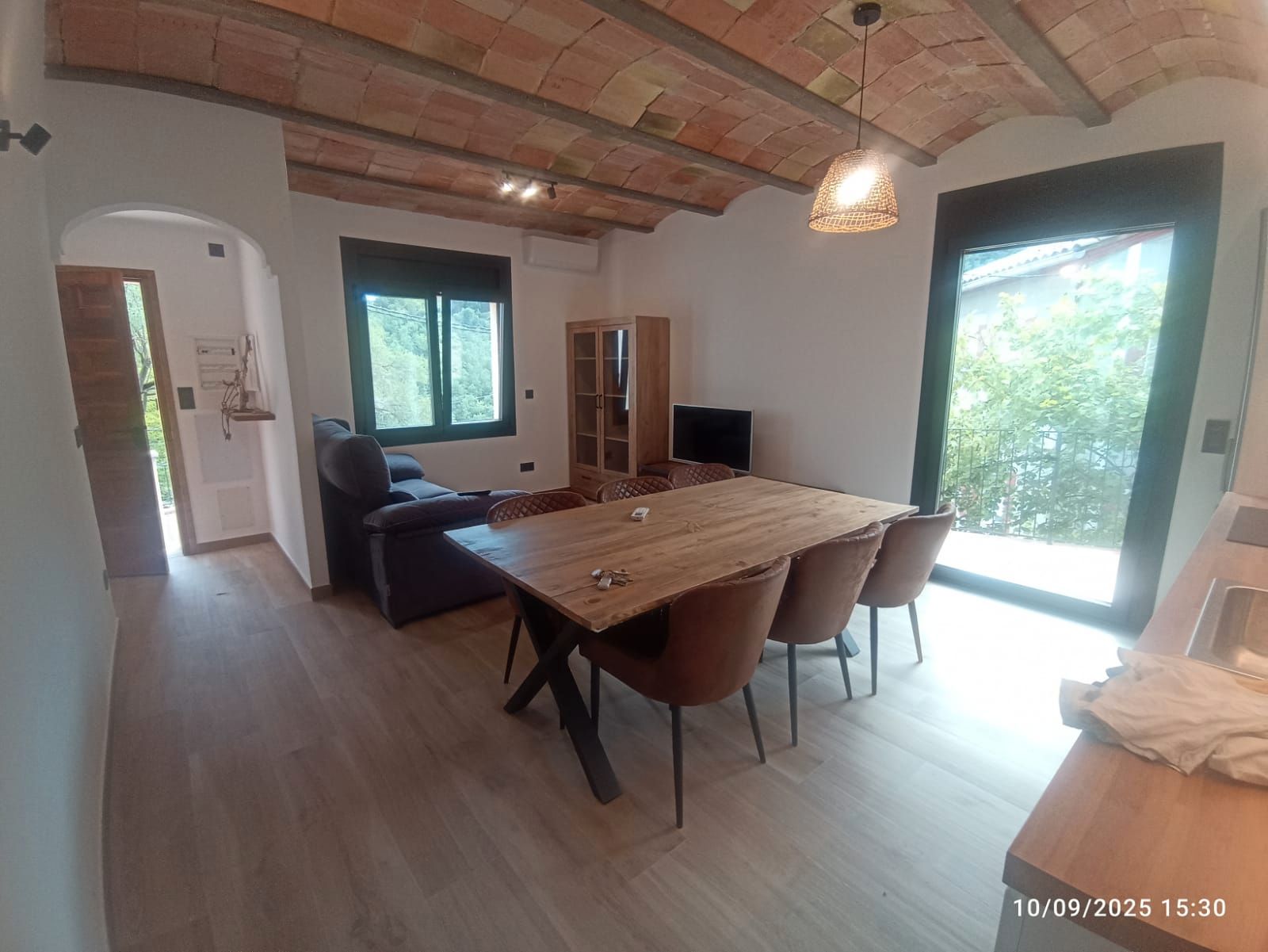 Living room of House or chalet to rent in Cercs  with Air Conditioner, Heating and Terrace