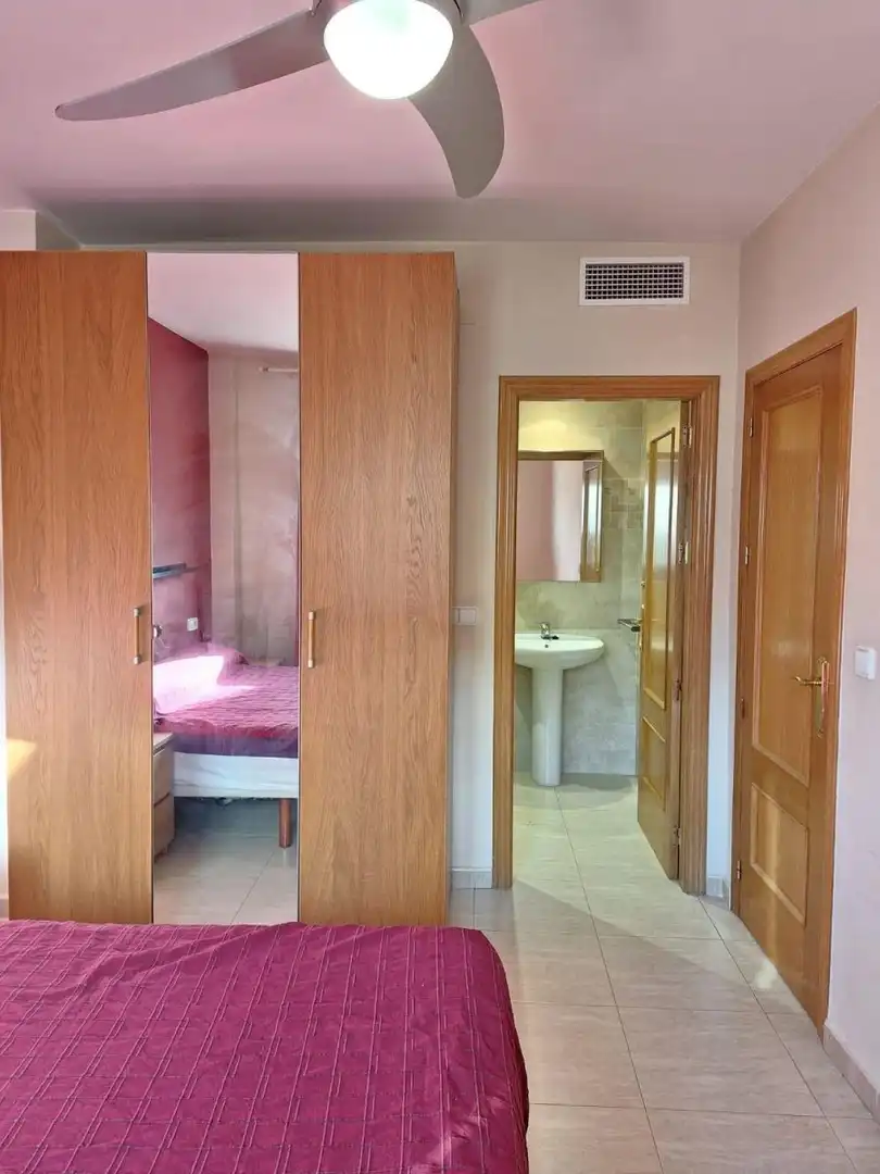 Schlafzimmer von Wohnung zur Miete in Murcia mit Klimaanlage und Möbliert