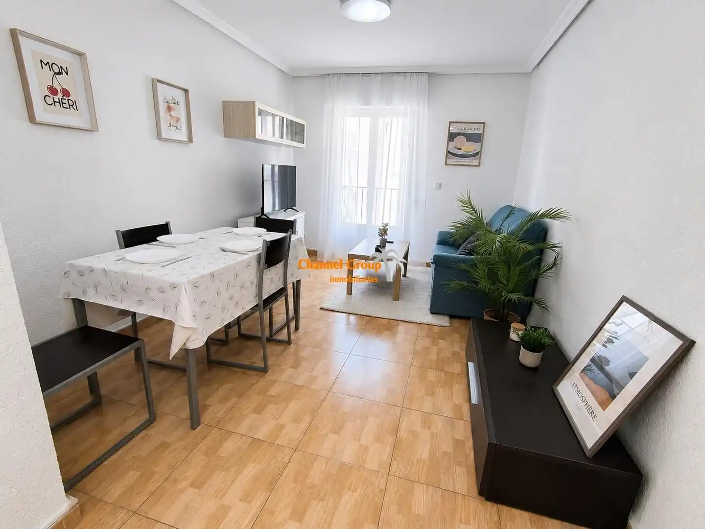 Sala d'estar de Loft de lloguer en Elche / Elx amb Moblat i Balcó
