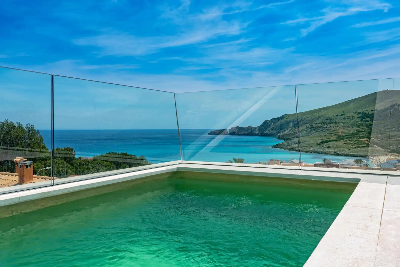 Piscina de Finca rústica de alquiler en Capdepera con Aire acondicionado, Calefacción y Terraza
