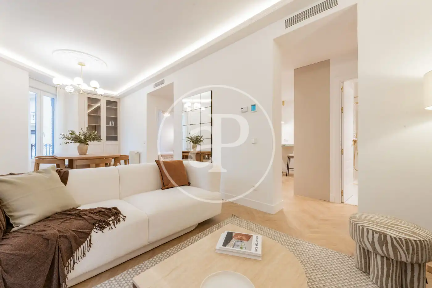 Living room of Flat for sale in Barrio de Salamanca