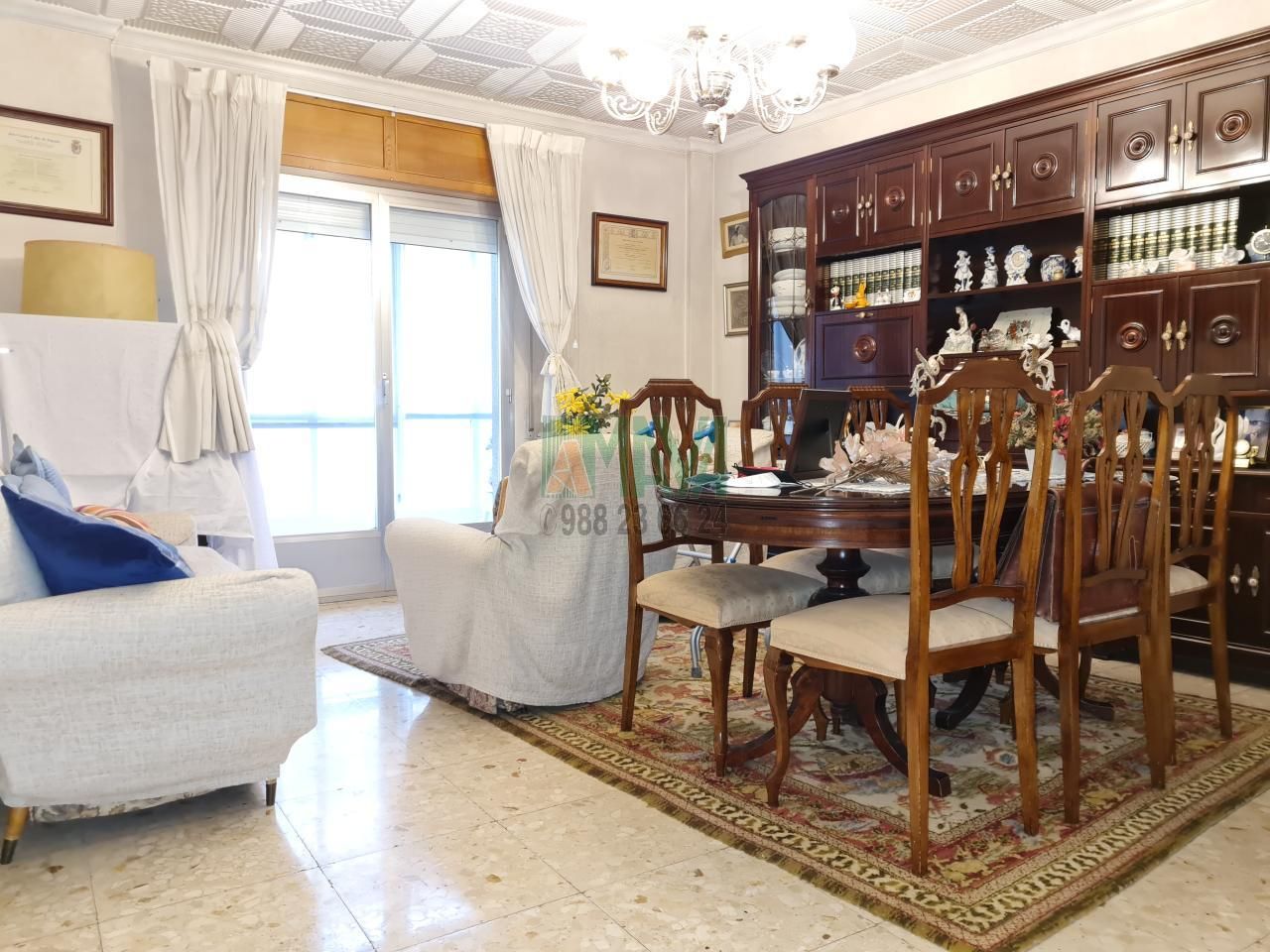 Dining room of Flat for sale in Ourense Capital   with Heating, Storage room and Balcony