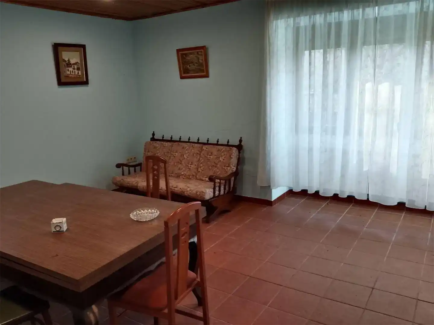 Sala de estar de Piso en venta en Curtis con Jardín privado, Parquet y Trastero