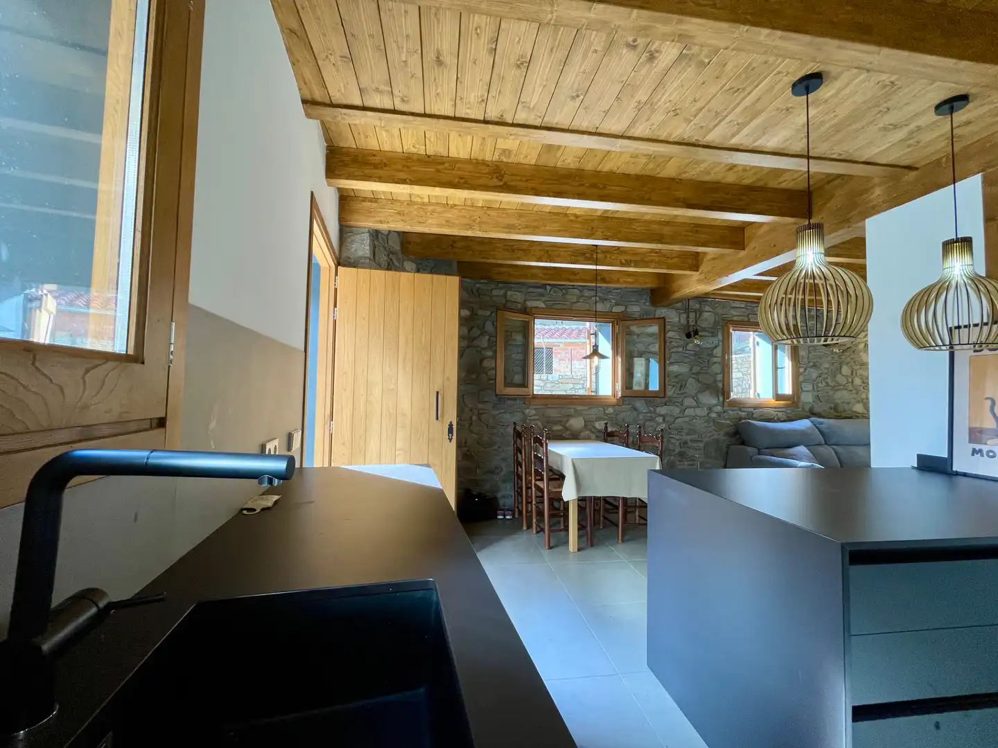 Cocina de Finca rústica en venta en Setcases con Calefacción, Parquet y Trastero