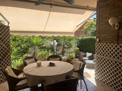 Terrace of Single-family semi-detached for sale in  Logroño  with Air Conditioner, Heating and Private garden