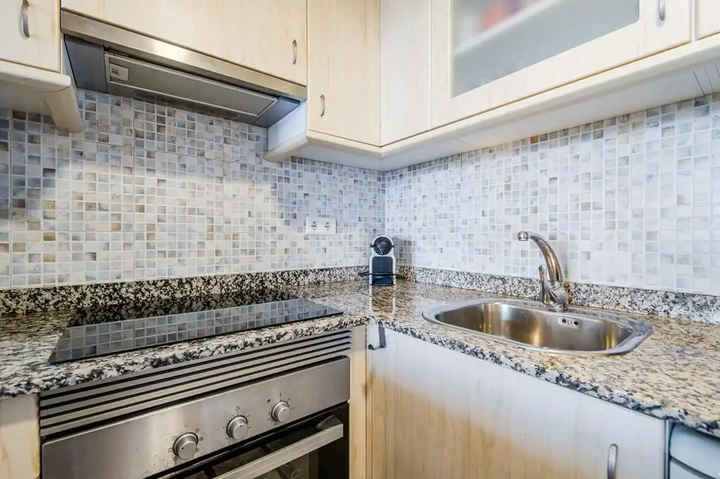 Kitchen of Flat for rent in Calonge i Sant Antoni  with Air Conditioner, Heating and Terrace