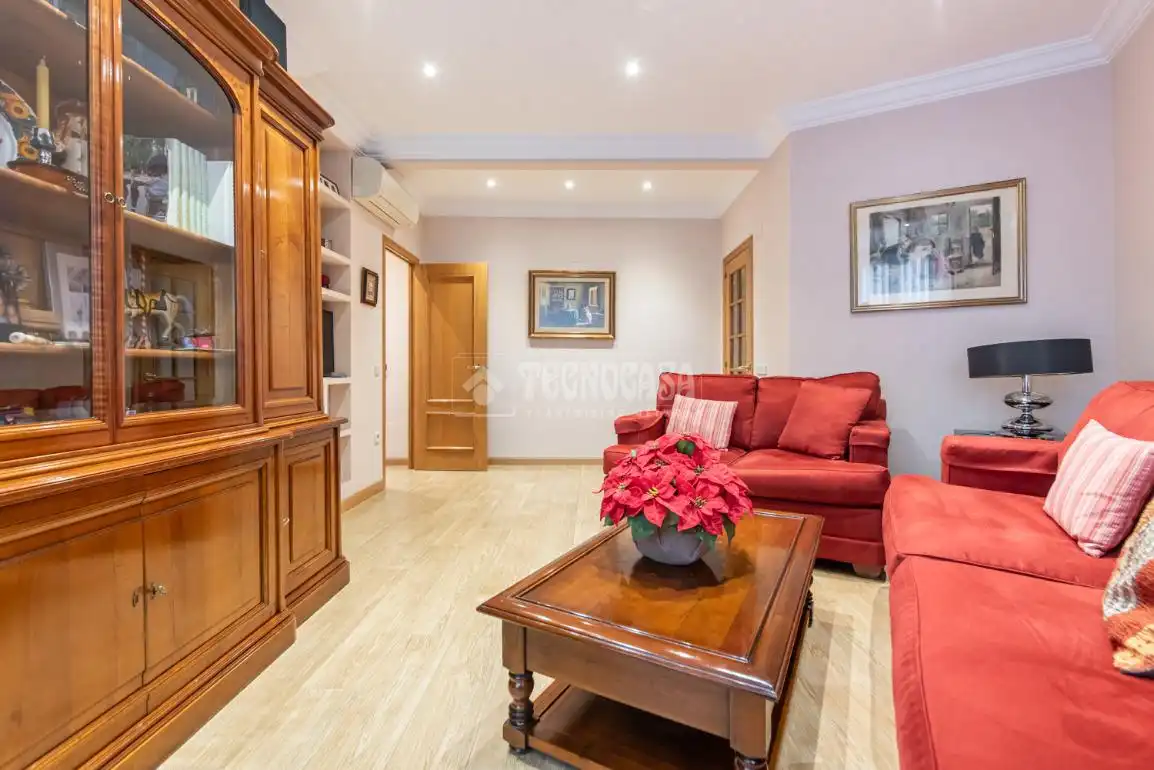 Living room of Flat for sale in Madrid  with Air Conditioner, Heating and Parquet flooring