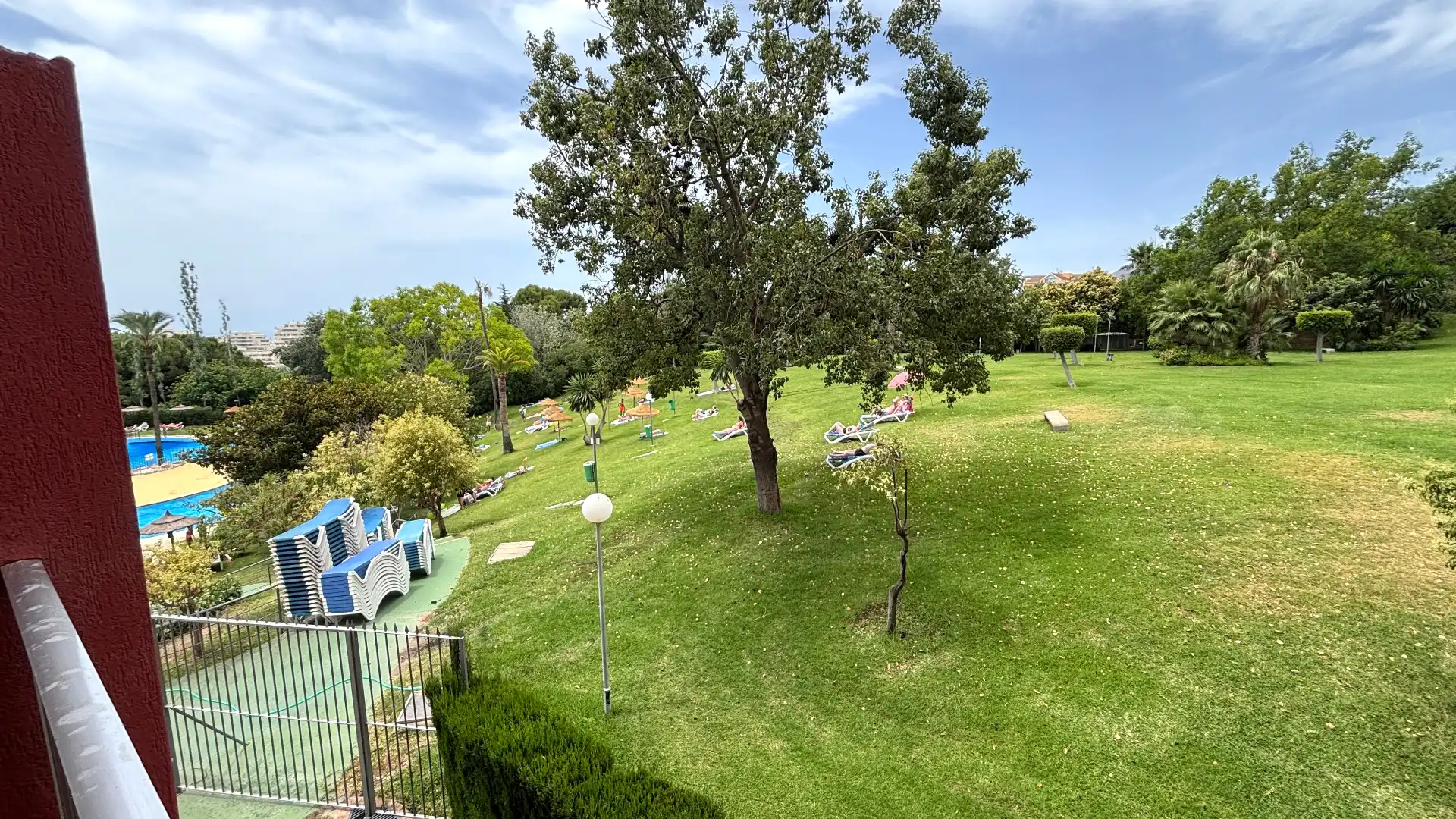 Garten von Wohnung zum Verkauf in Benalmádena mit Klimaanlage, Parkett und Terrasse