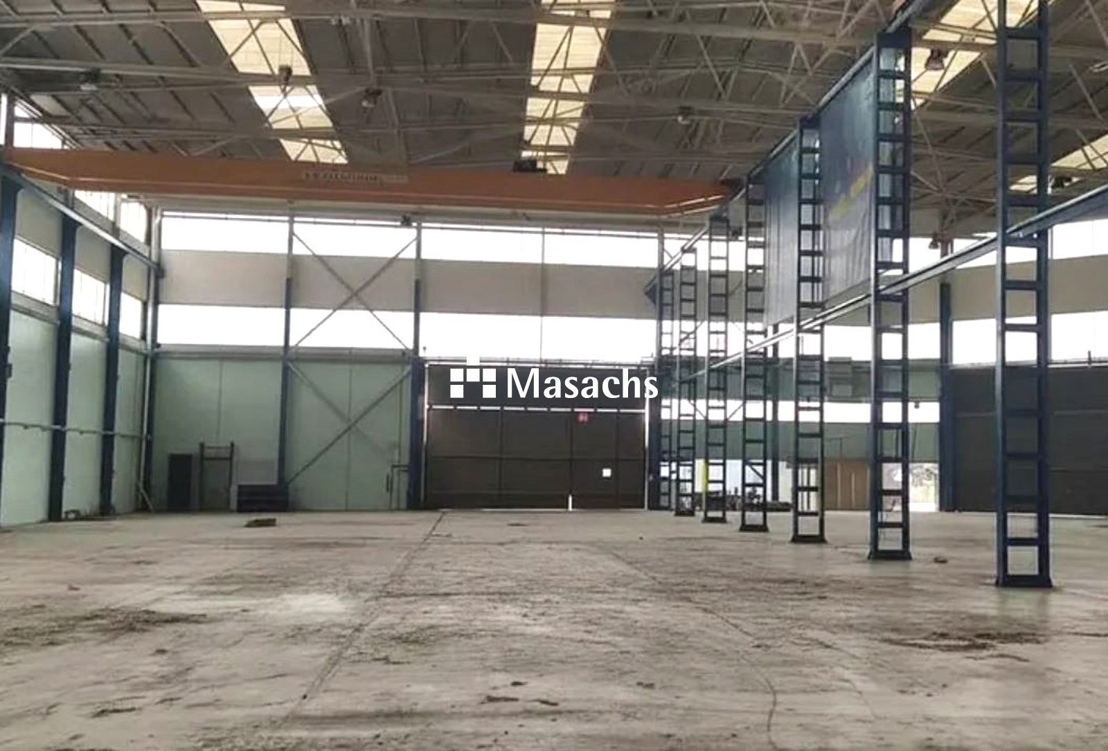 Vista exterior de Nave industrial de alquiler en Sabadell