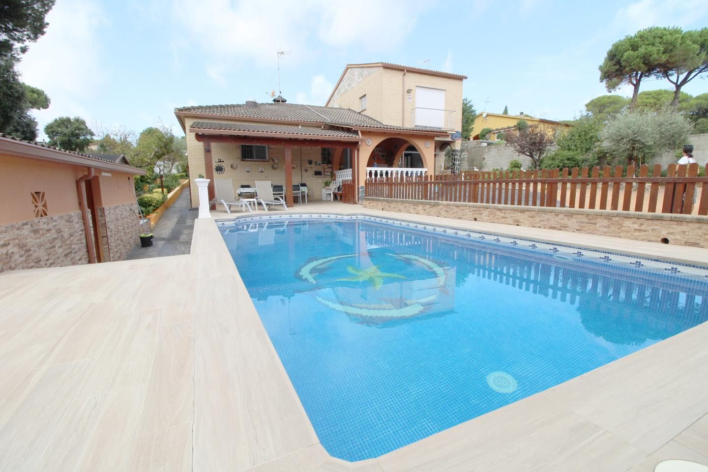 Swimming pool of House or chalet for sale in Vidreres  with Air Conditioner, Heating and Terrace