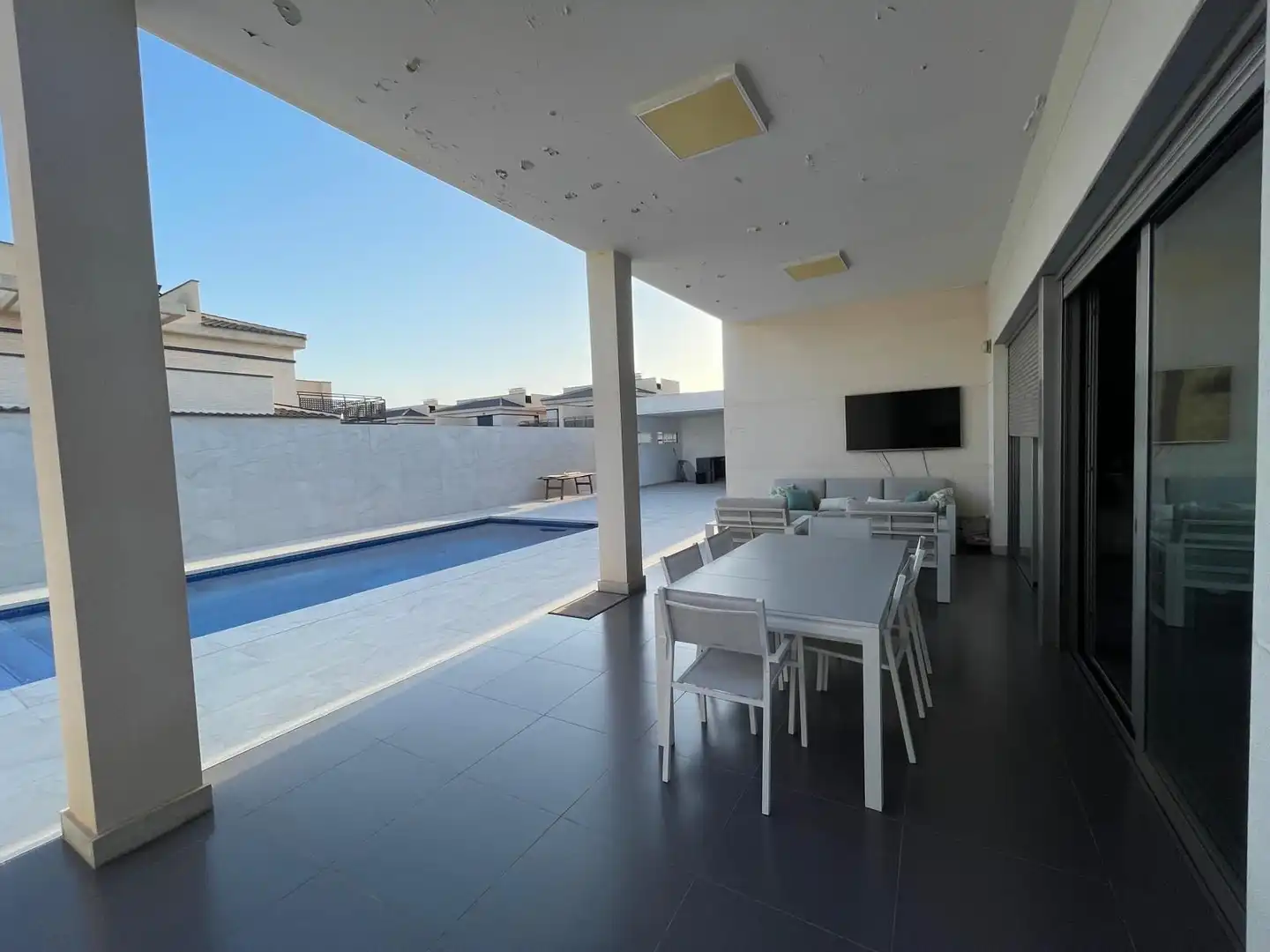 Terrace of Houses for sale in Mutxamel  with Air Conditioner, Private garden and Storage room