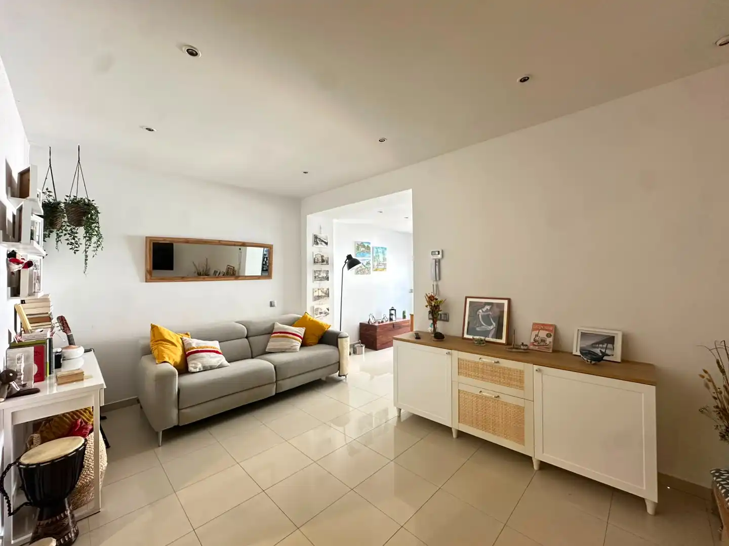 Living room of Ground floor for sale in Badalona  with Air Conditioner, Heating and Terrace