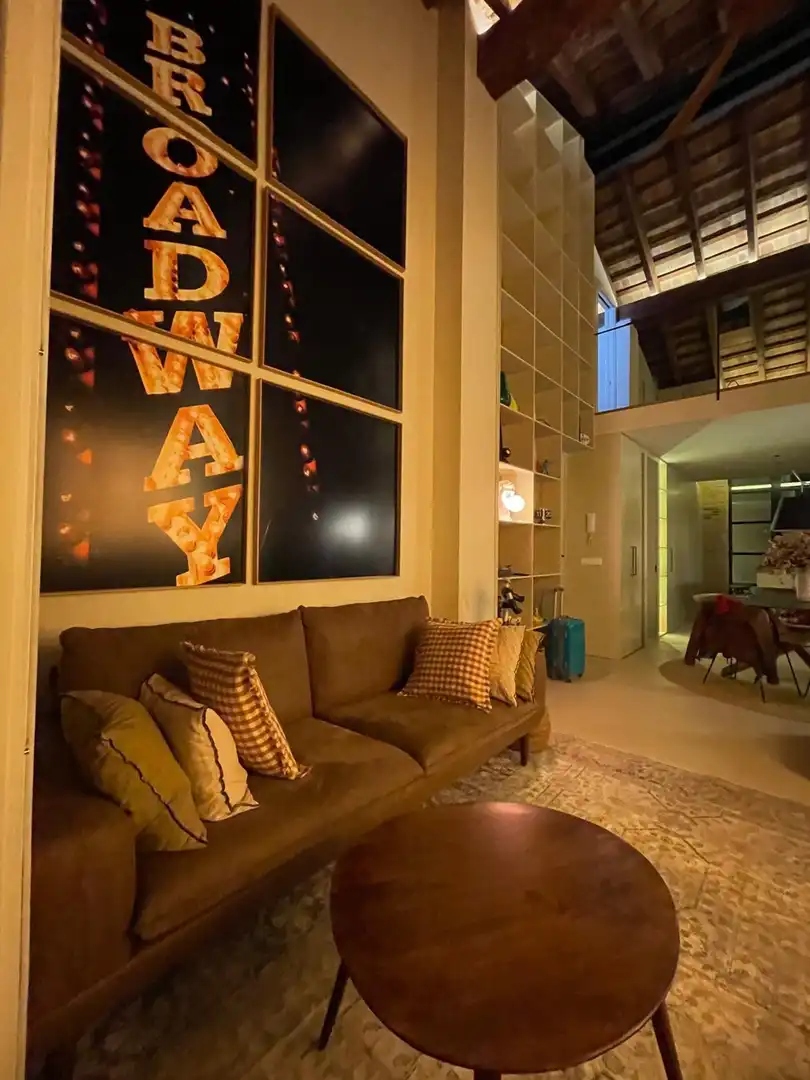 Living room of Attic for rent in Valencia  with Heating, Terrace and Storage room