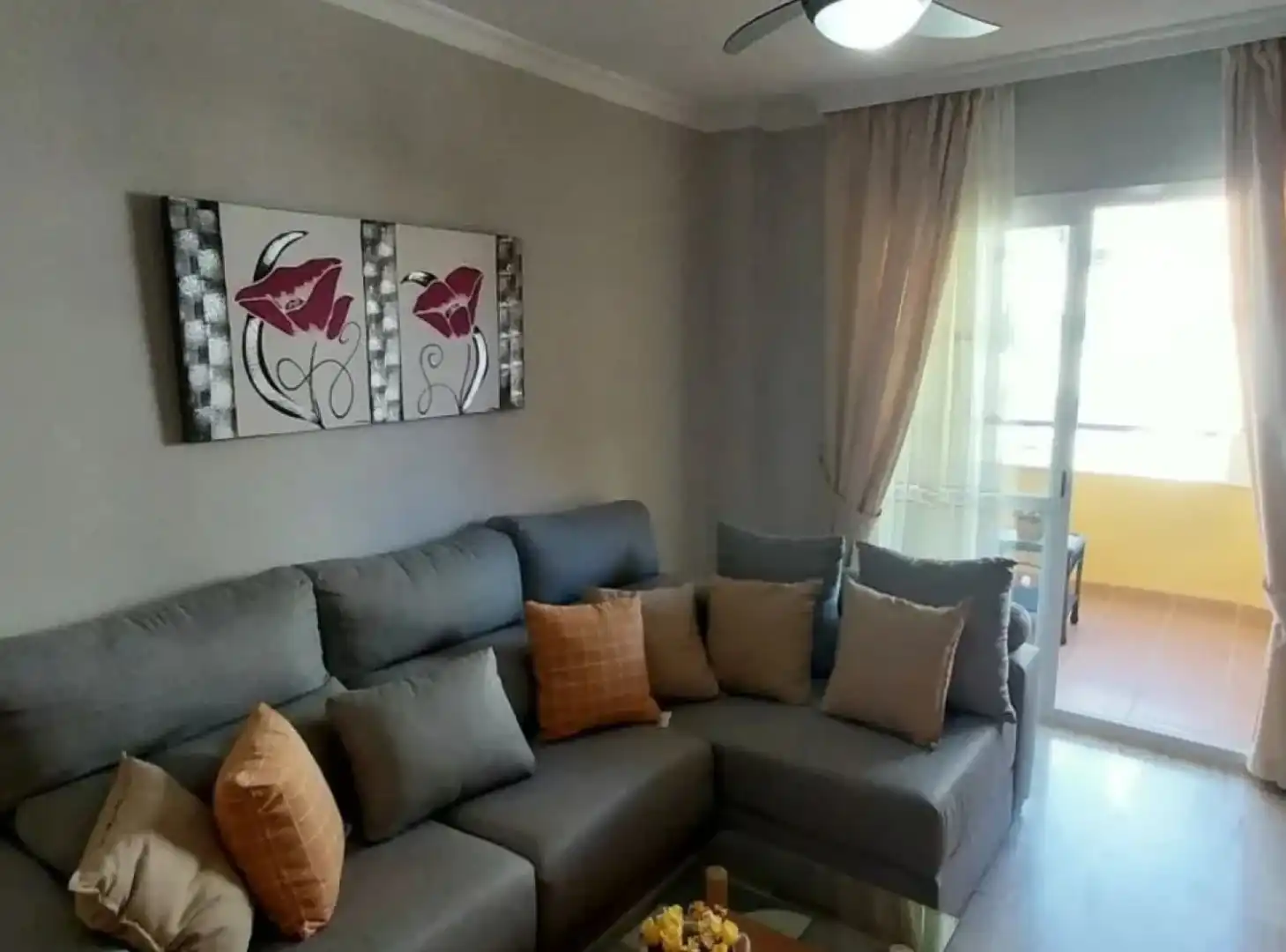 Sala d'estar de Pis de lloguer en Carretera de Cádiz