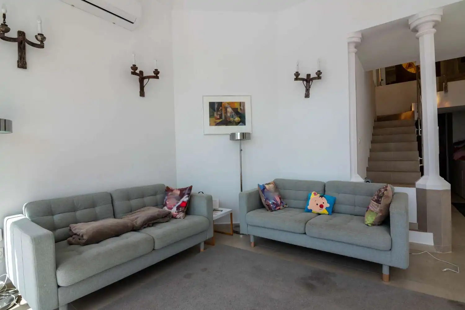 Sala d'estar de Casa o xalet de lloguer en Salobreña amb Terrassa, Piscina i Moblat