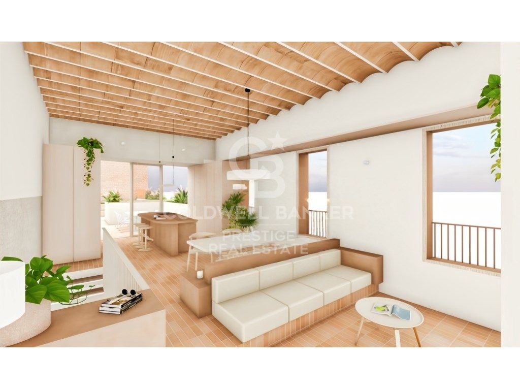 Sala d'estar de Casa o xalet en venda en  Barcelona Capital amb Balcó