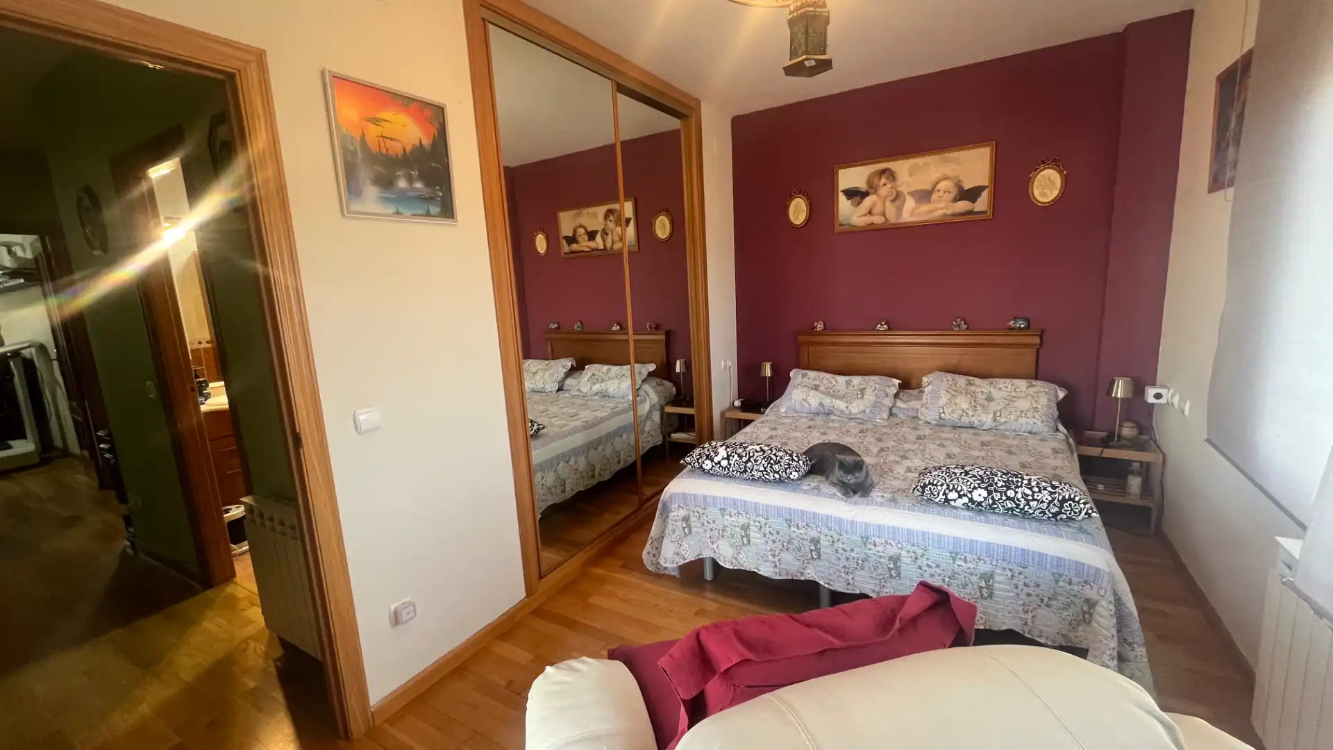 Schlafzimmer von Einfamilien-Reihenhaus zum Verkauf in Mojados mit Heizung und Parkett