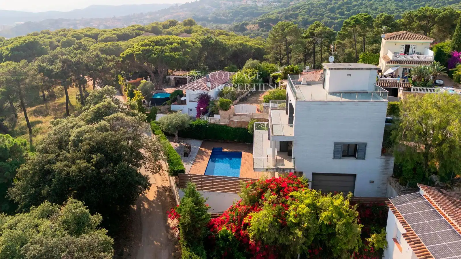 Vista exterior de Casa o xalet en venda en Lloret de Mar amb Aire condicionat, Calefacció i Terrassa