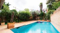 Swimming pool of Single-family semi-detached for sale in  Madrid Capital  with Air Conditioner, Terrace and Swimming Pool