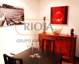 Dining room of Flat for sale in Vitoria - Gasteiz  with Heating, Parquet flooring and Furnished