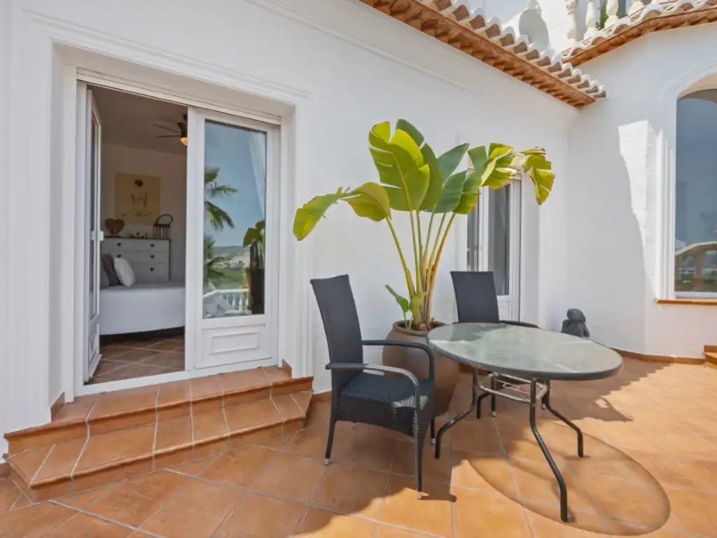 Terraza de Casa o chalet de alquiler en Jávea / Xàbia con Aire acondicionado, Jardín privado y Piscina