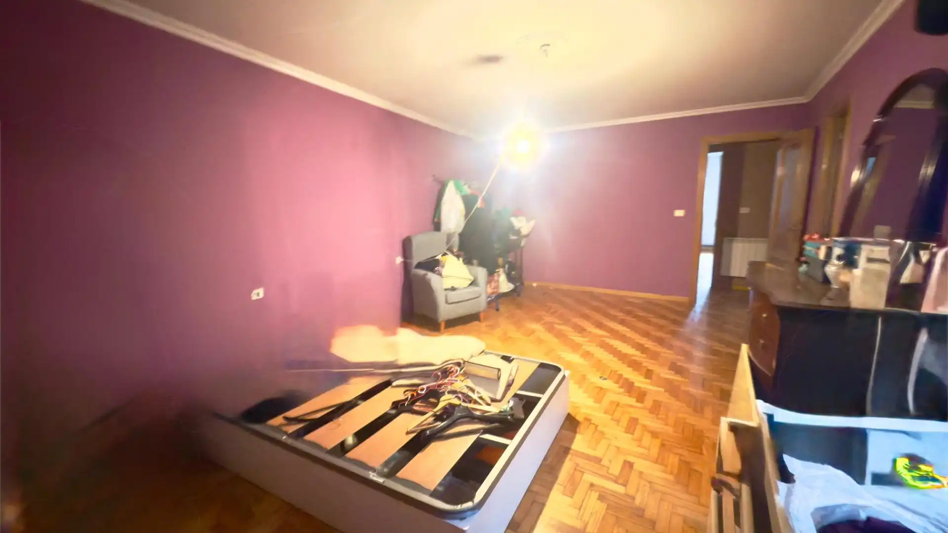 Schlafzimmer von Wohnung zum Verkauf in Xinzo de Limia mit Parkett, Terrasse und Balkon