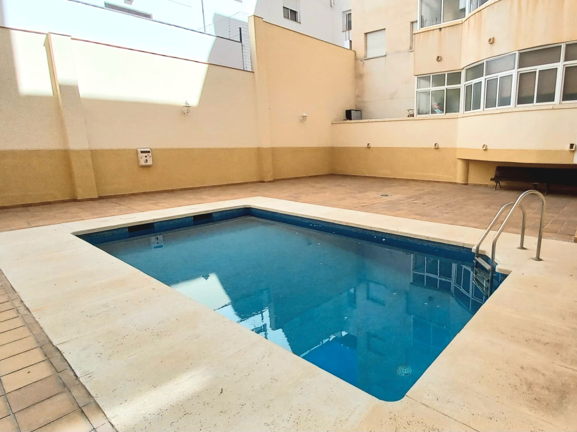 Swimming pool of Flat for sale in Málaga Capital  with Air Conditioner, Terrace and Furnished
