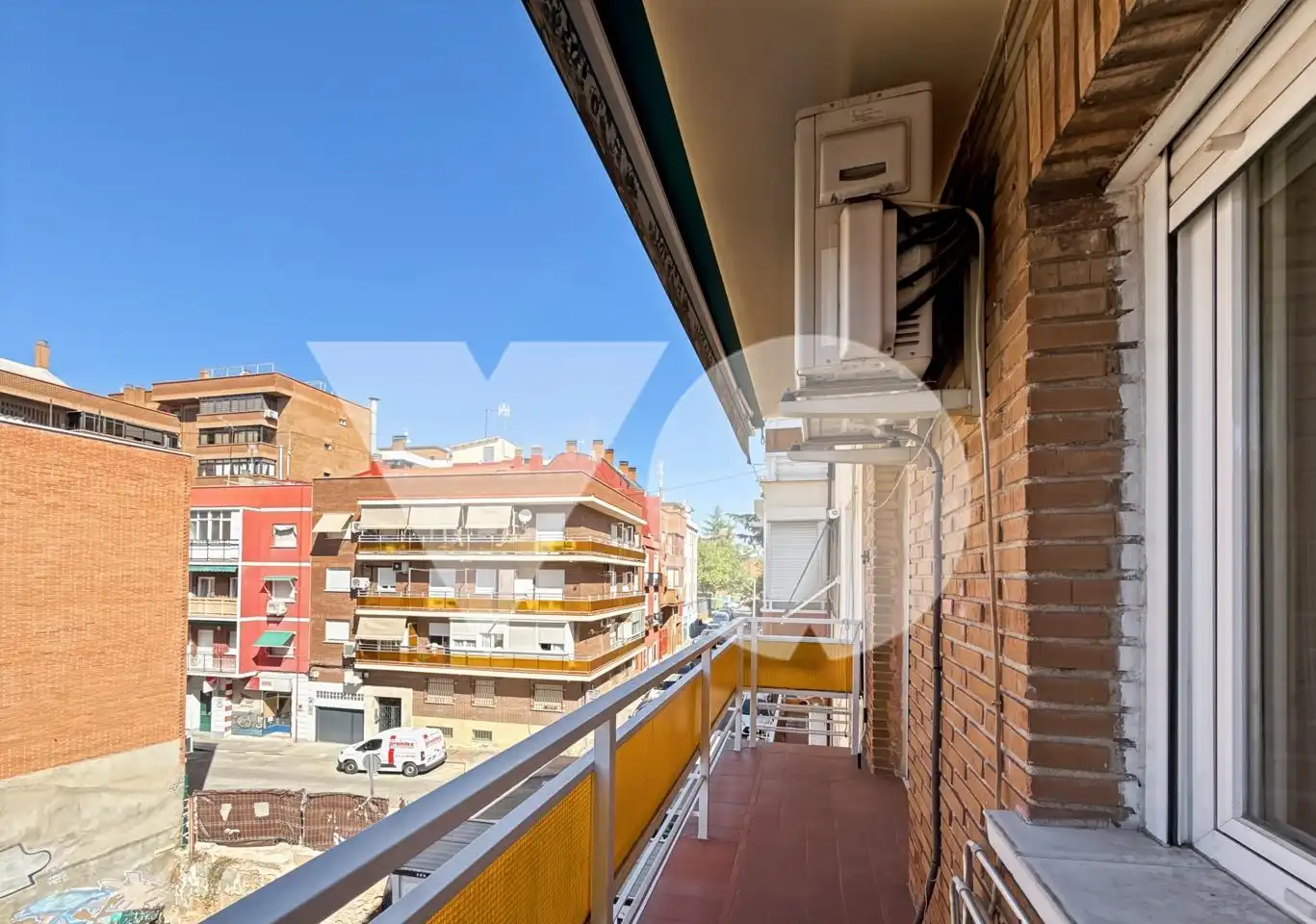 Balcony of Flat for sale in Madrid  with Air Conditioner, Heating and Terrace