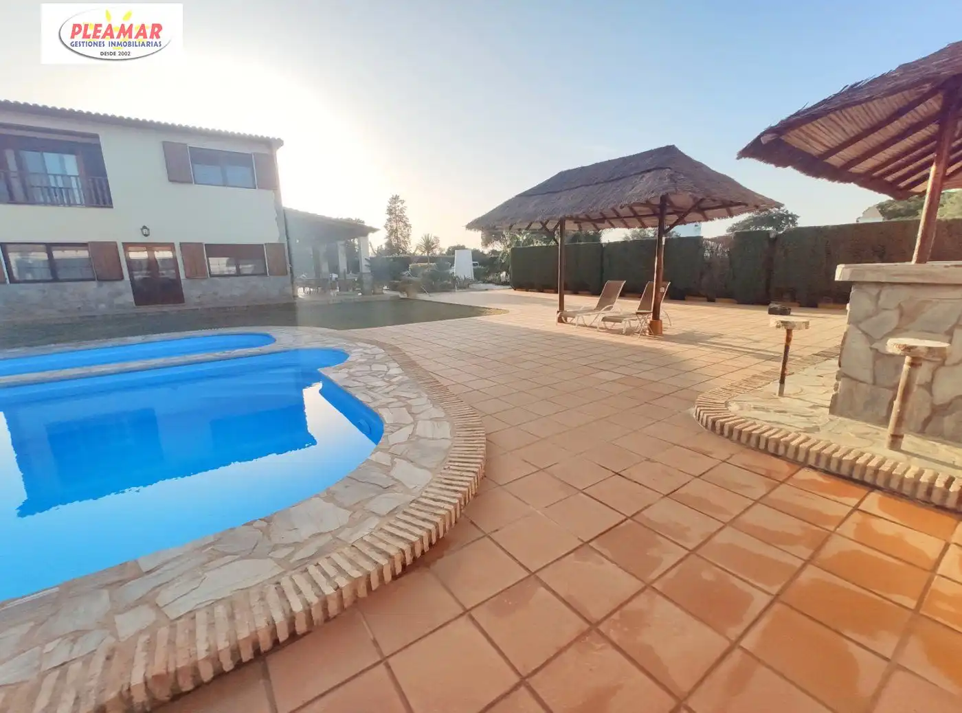 Casa rústica amb piscina en venda a Las Tres Piedras - Costa Ballena, imagen 8