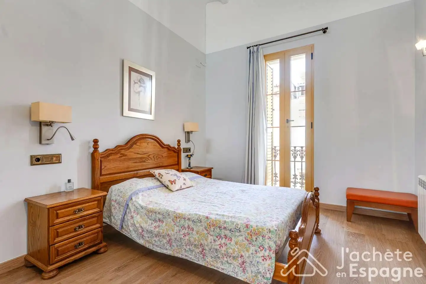 Dormitori de Casa o xalet en venda en Alcàsser amb Jardí privat, Moblat i Balcó