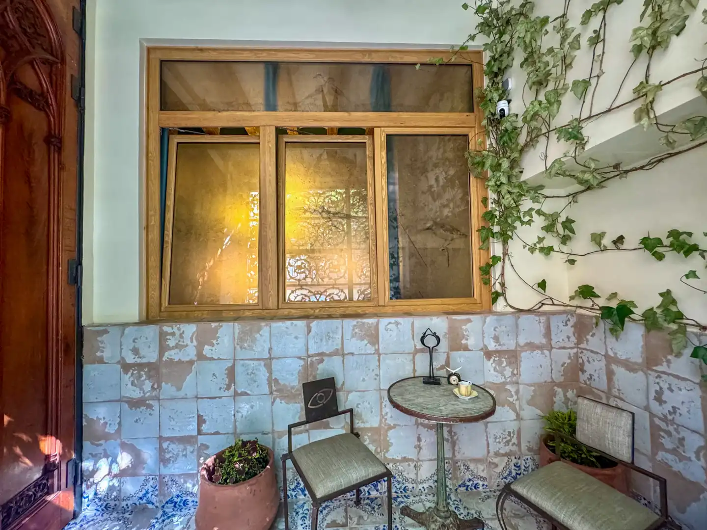 Balcony of Lofts for sale in Barcelona  with Air Conditioner, Private garden and Parquet flooring