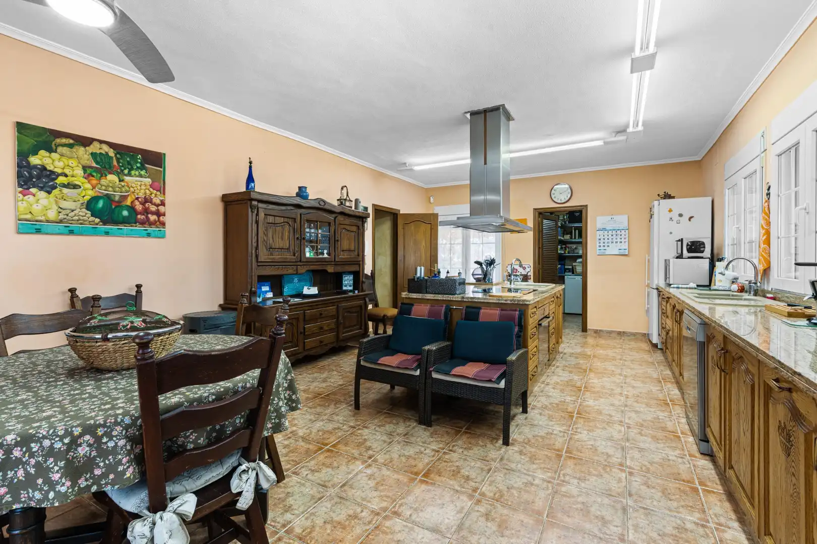 Cuina de Casa o xalet en venda en Elche / Elx amb Aire condicionat, Jardí privat i Terrassa