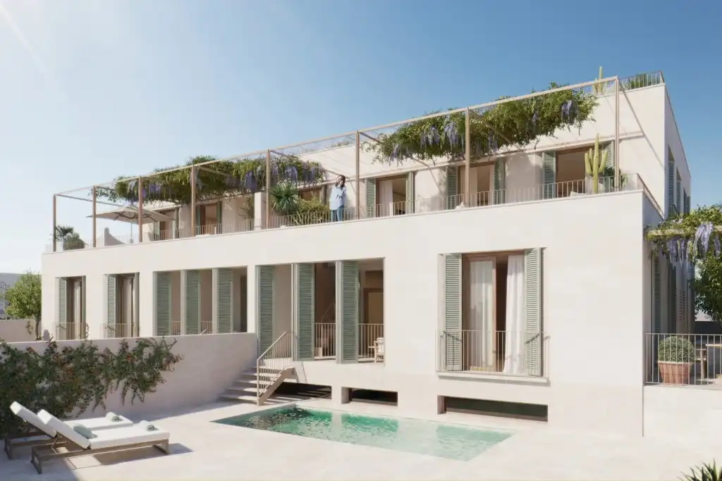Vista exterior de Planta baixa en venda en  Palma de Mallorca amb Aire condicionat, Calefacció i Jardí privat