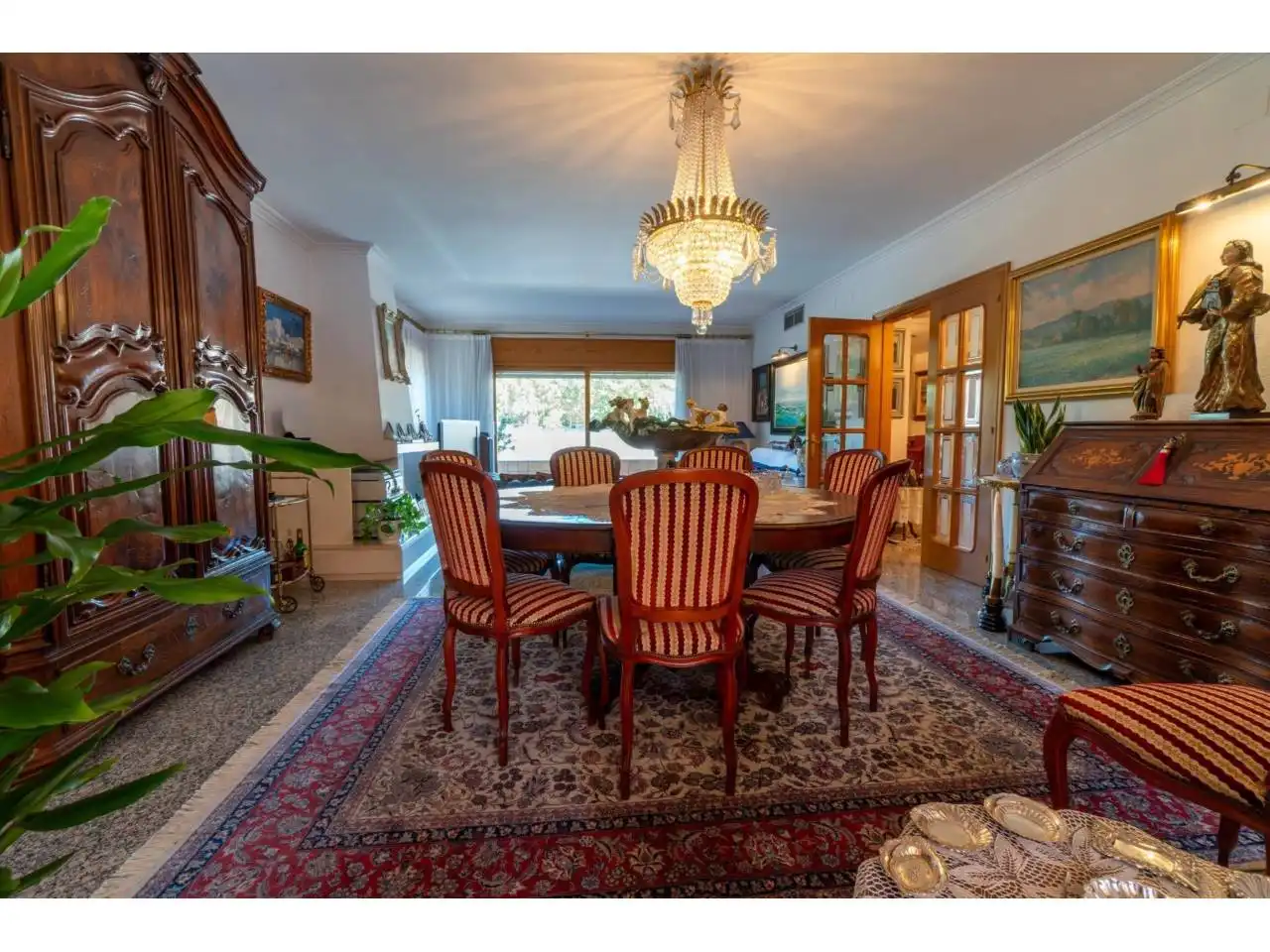 Dining room of Houses for sale in Banyoles  with Air Conditioner, Heating and Private garden