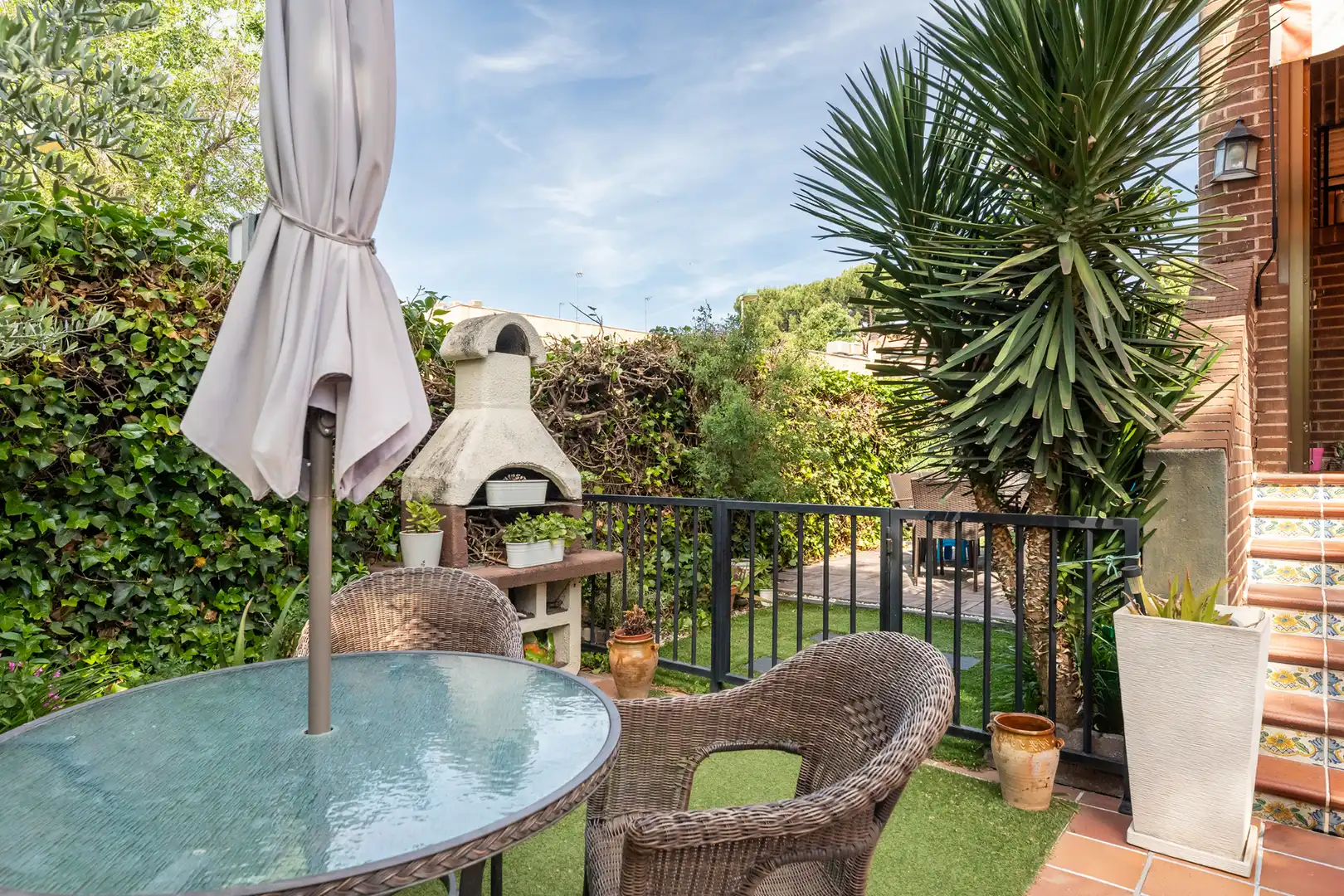Terrasse von Haus oder Chalet zum Verkauf in Pozuelo de Alarcón mit Klimaanlage, Heizung und Privatgarten
