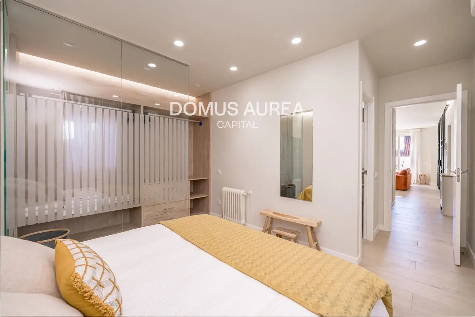 Bedroom of Attic for rent in Madrid  with Air Conditioner, Heating and Terrace