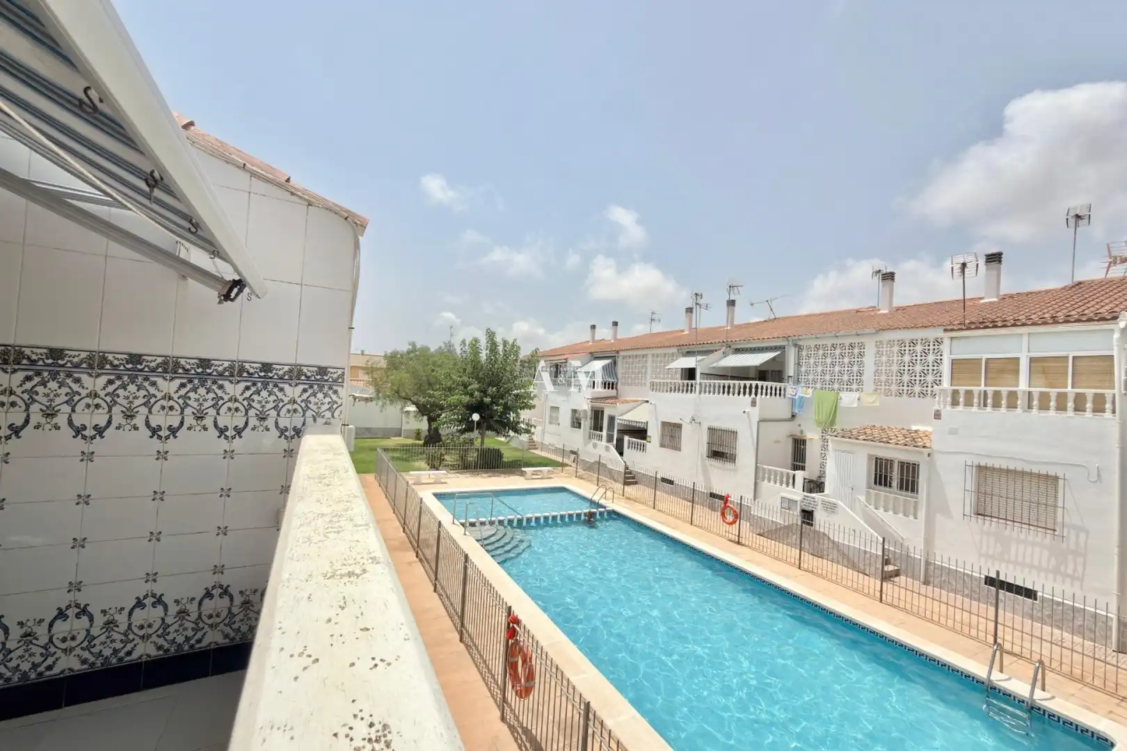 Außenansicht von Einfamilien-Reihenhaus zur Miete in San Javier mit Klimaanlage, Heizung und Terrasse
