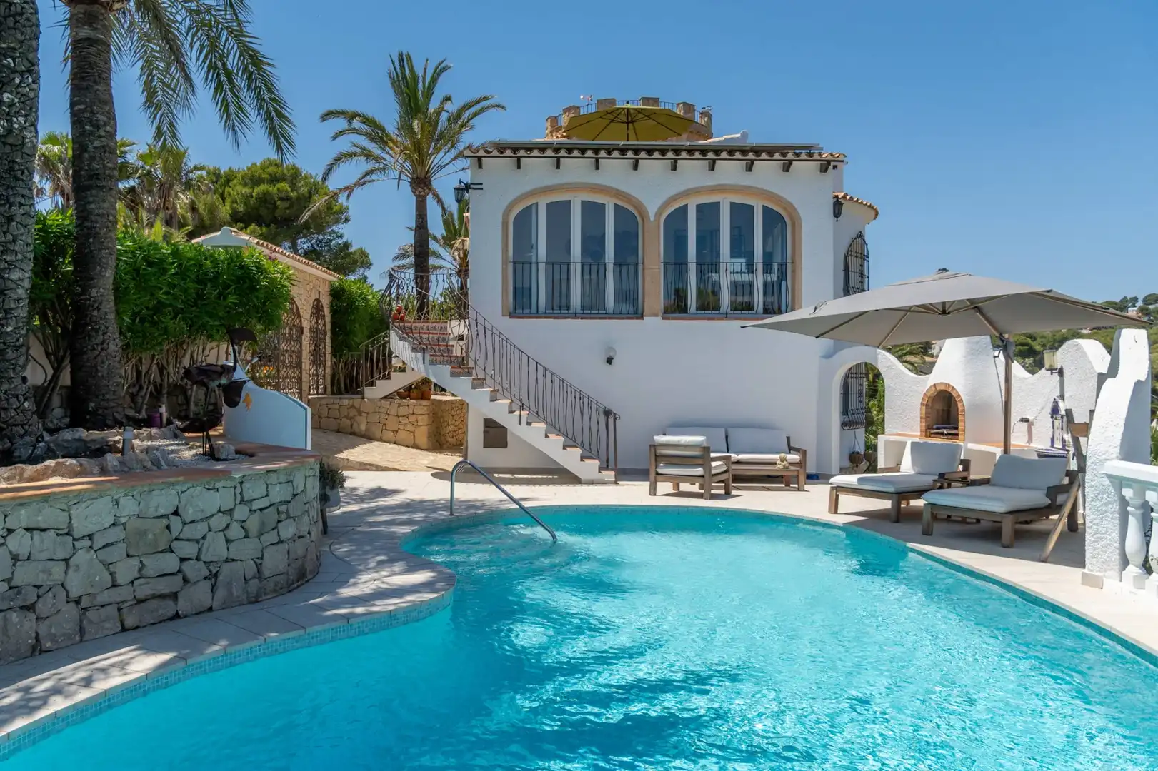 Piscina de Casa o xalet en venda en Jávea / Xàbia amb Aire condicionat, Calefacció i Jardí privat