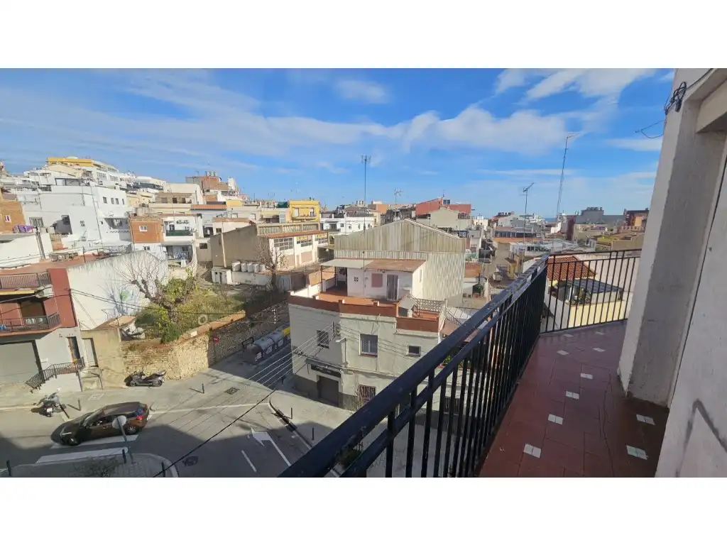 Vista exterior de Piso en venta en Mataró