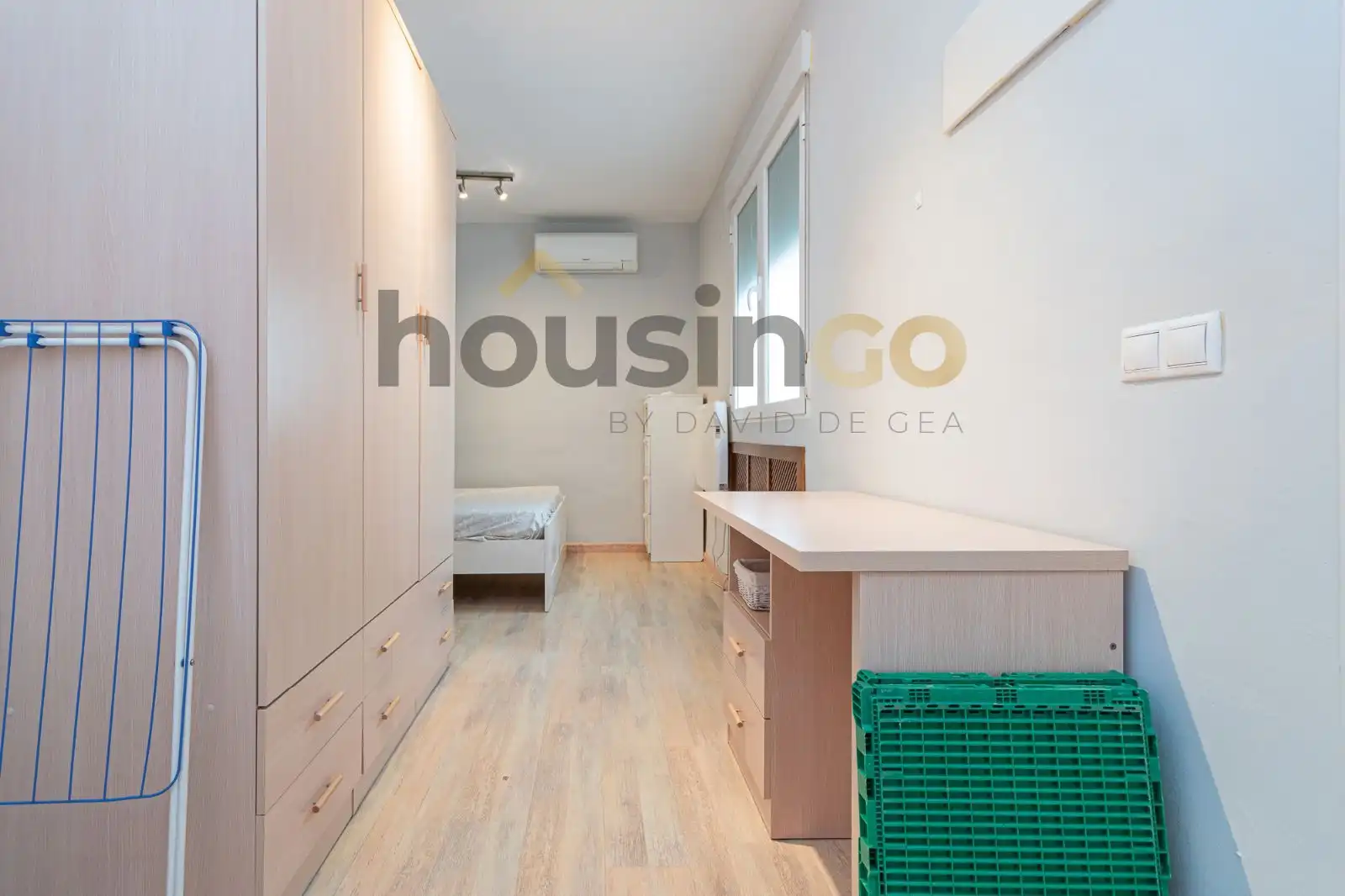 Schlafzimmer von Wohnungen zur Miete in Madrid mit Klimaanlage, Heizung und Möbliert