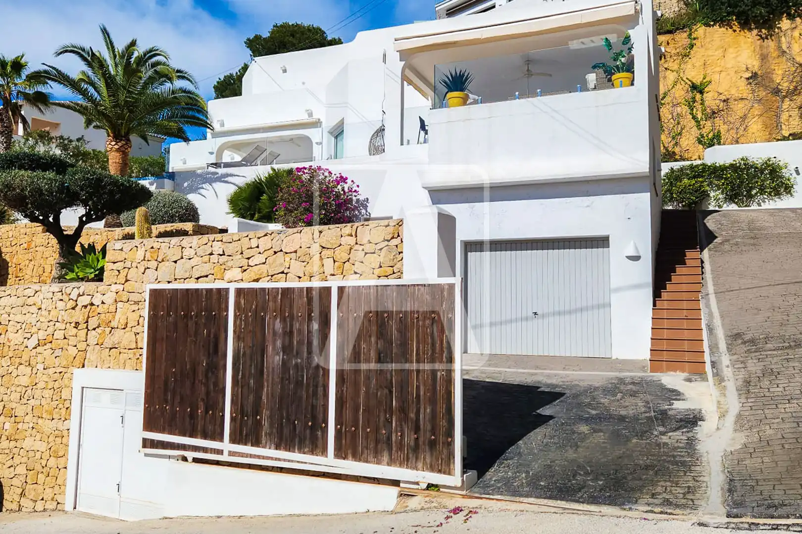 Exterior view of Houses for sale in Moraira  with Air Conditioner, Heating and Private garden