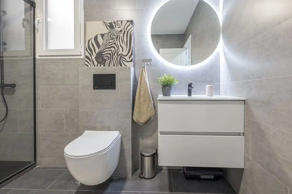 Bathroom of Flat for sale in Barcelona  with Air Conditioner and Heating