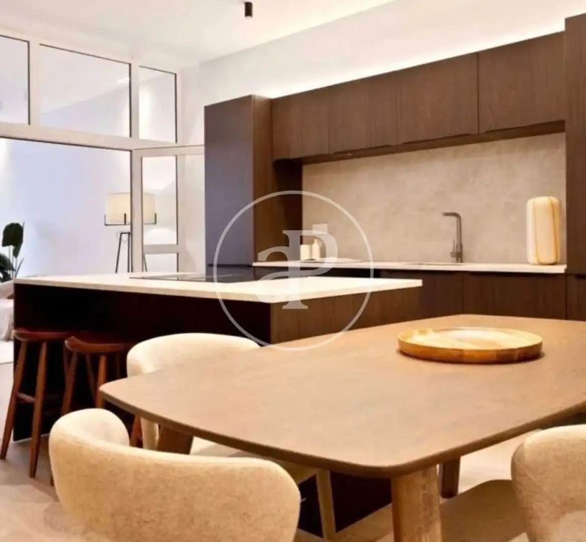 Kitchen of Flat for rent in Valencia  with Air Conditioner, Heating and Terrace