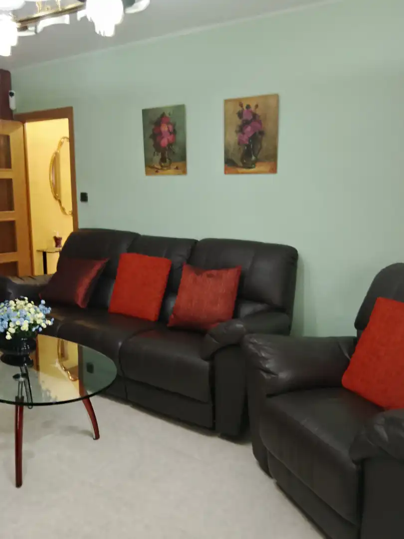 Living room of Flat for sale in Berga  with Heating, Furnished and Oven