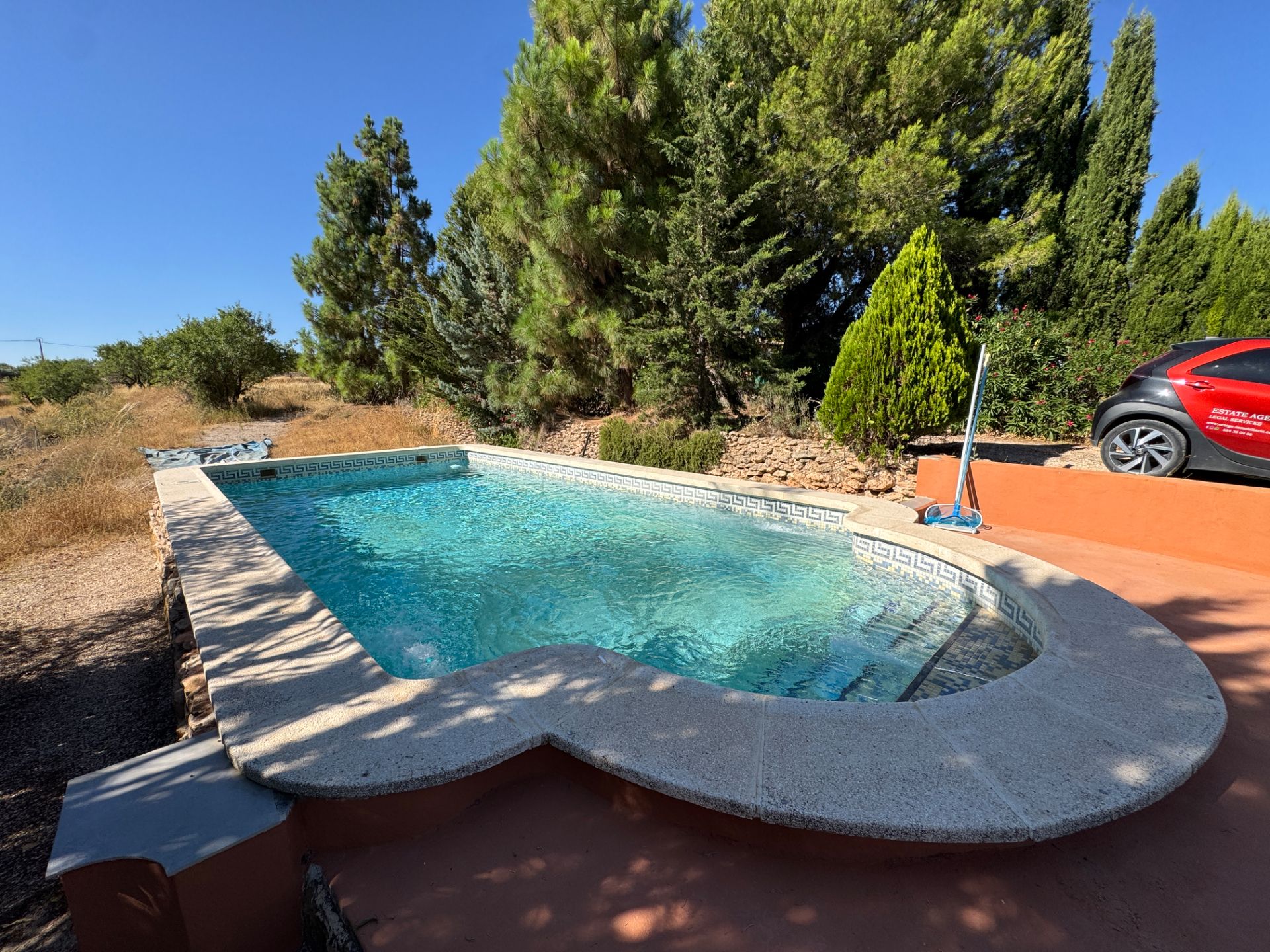 Swimming pool of House or chalet for sale in Caravaca de la Cruz  with Air Conditioner, Private garden and Terrace