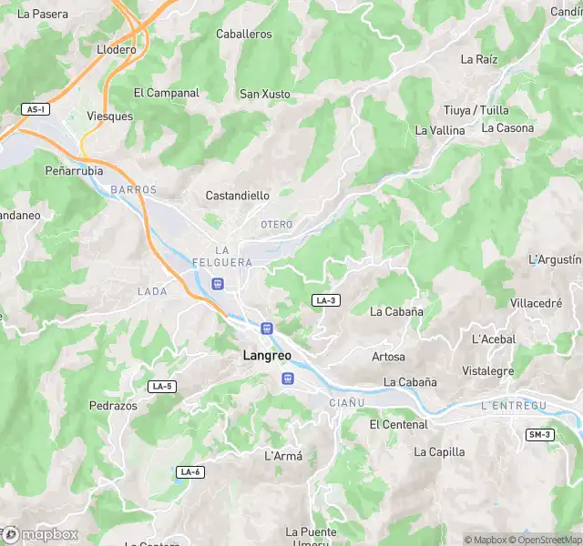 Exterior view of Flat for sale in Langreo