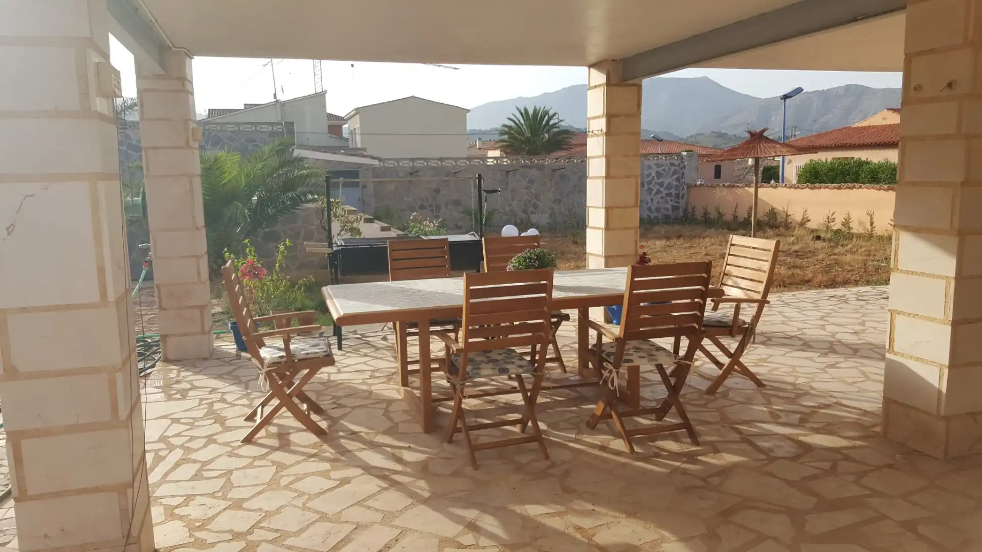 Terraza de Casa o chalet de alquiler en Polop con Calefacción, Jardín privado y Terraza